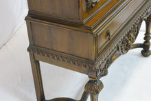 Load image into Gallery viewer, Beautiful Hand-Painted Cabinet With Elaborate Woodwork(18" x 40" x 66")