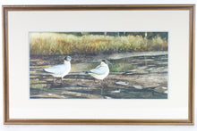 Load image into Gallery viewer, Landscape with Birds, Original Watercolor on Paper, Signed
