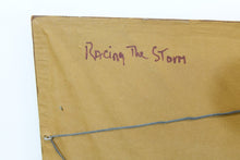 Load image into Gallery viewer, Racing the Storm Watercolor Painting 1970 Signed on the Bottom
