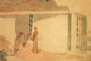 The Estate, Print of original Watercolor Painting