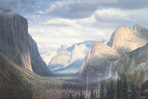 Landscape, Print of original Oil on Canvas, Signed
