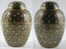 Load image into Gallery viewer, A Pair of Beautiful Decorative Brass Urns
