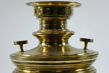 Load image into Gallery viewer, Antique Brass Russian Samovar 19th Century with Stamps
