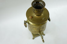 Load image into Gallery viewer, Antique Brass Russian Samovar 19th Century with Stamps
