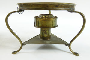 Antique Brass Tea Warmer - Complete Set