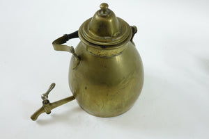 Antique Brass Tea Warmer - Complete Set