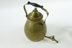 Antique Brass Tea Warmer - Complete Set