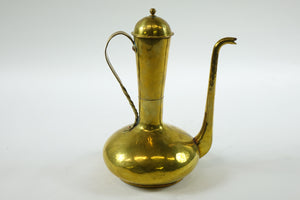 Beautiful Antique European Brass Ewer