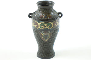 Antique Chinese Bronze Cloisonne Vase
