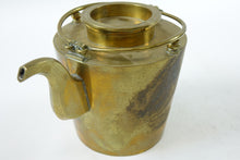 Load image into Gallery viewer, Antique Brass Teapot
