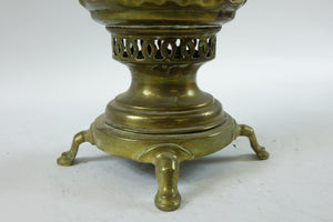 Antique Brass Russian Samovar 19th Century with Stamps (missing a handle)