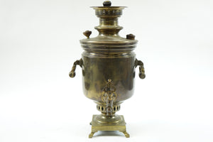 Antique Brass Russian Samovar 19th Century with Stamps