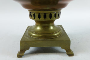 Antique Brass Russian Samovar 19th Century with Stamps