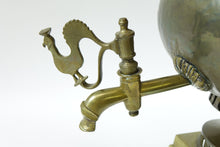 Load image into Gallery viewer, Antique Brass Russian Samovar 19th Century with Stamps
