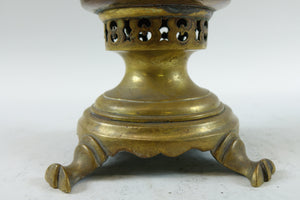 Antique Brass Russian Samovar 19th Century with Stamps