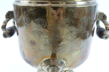 Load image into Gallery viewer, Antique Brass Russian Samovar 19th Century with Stamps
