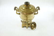 Load image into Gallery viewer, Antique Brass Samovar 19th Century with Stamps (missing top knobs)
