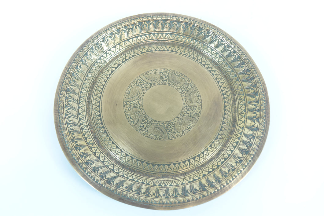 Continental Brass Plate w/ many details