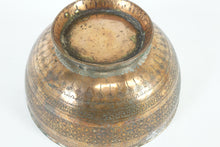 Load image into Gallery viewer, Antique Copper Persian Bowl
