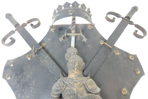 Antique Mexico Swords & Shield - Decorative Piece