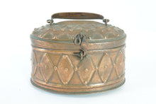 Load image into Gallery viewer, Antique Persian Copper Lunch Box
