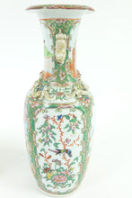 Load image into Gallery viewer, Pair of Antique Chinese Famille Rose Porcelain Vases
