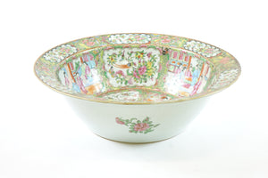Antique Large Famille Rose Bowl (As-Is - repaired)