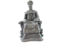 Load image into Gallery viewer, Pair Of Chinese Bronze Figures of Emperor And Empress
