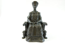 Load image into Gallery viewer, Pair Of Chinese Bronze Figures of Emperor And Empress
