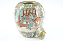 Load image into Gallery viewer, A Pair of Antique Chinese Famille Rose Jars w/ tops
