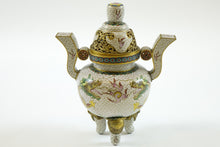 Load image into Gallery viewer, Early 20th Century Chinese Cloisonne Tripod w/ top
