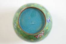 Load image into Gallery viewer, Early 20th Century Chinese Cloisonne Vase w/ top
