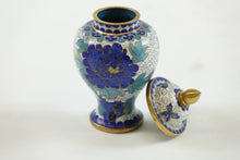 Load image into Gallery viewer, Early 20th Century Chinese Cloisonne Vase w/ top
