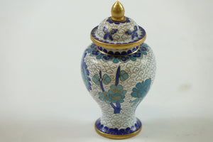 Early 20th Century Chinese Cloisonne Vase w/ top