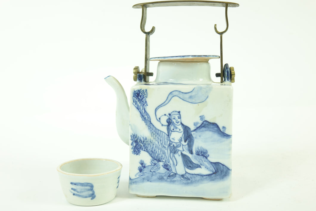 Antique Chinese Teapot and a Cup