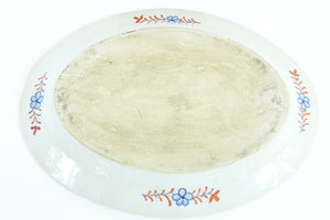 Chinese Export Tobacco Leaf Platter