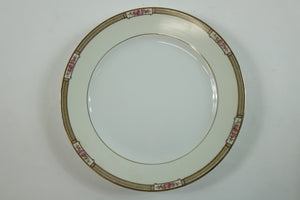 Antique Noritake M China HAVERFORD Pink Rose Gold Trim Dinnerware Set - 59 Piece