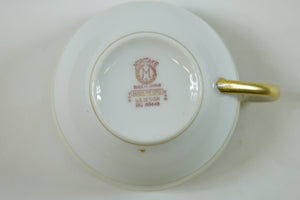 Antique Noritake M China HAVERFORD Pink Rose Gold Trim Dinnerware Set - 59 Piece