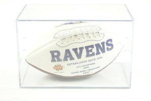 Ravens 2000 Superbowl Football, Signed by #34