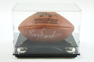 Official NFL Football with Case, Signed by Barry Sanders