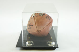 Official NFL Football with Case, Signed by Barry Sanders