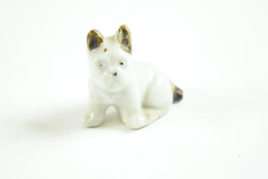 Pair of Porcelain European Dogs Figurines