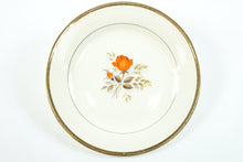 Load image into Gallery viewer, Pair of 1937 Triumph American Limoges 11&quot; Platters Vermillion Rose 22K Gold Leaf
