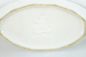 Pair of White Porcelain Dishes, Marking on the Bottom