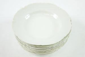 Haviland France Ranson White Bowls Antique - Set of 7