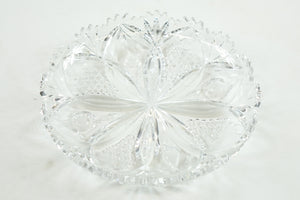 European Cut Glass Dish