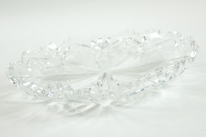 European Cut Glass Dish