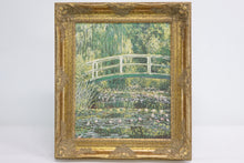 Load image into Gallery viewer, Claude Monet&#39;s Water Lilies &amp; Japanese Bridge, Print of original Oil on Canvas
