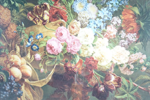 Floral & Fruit Still Life, Print of original Lithograph