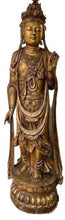 Load image into Gallery viewer, Kuan Yin (Quin Yin) antique life size statue
